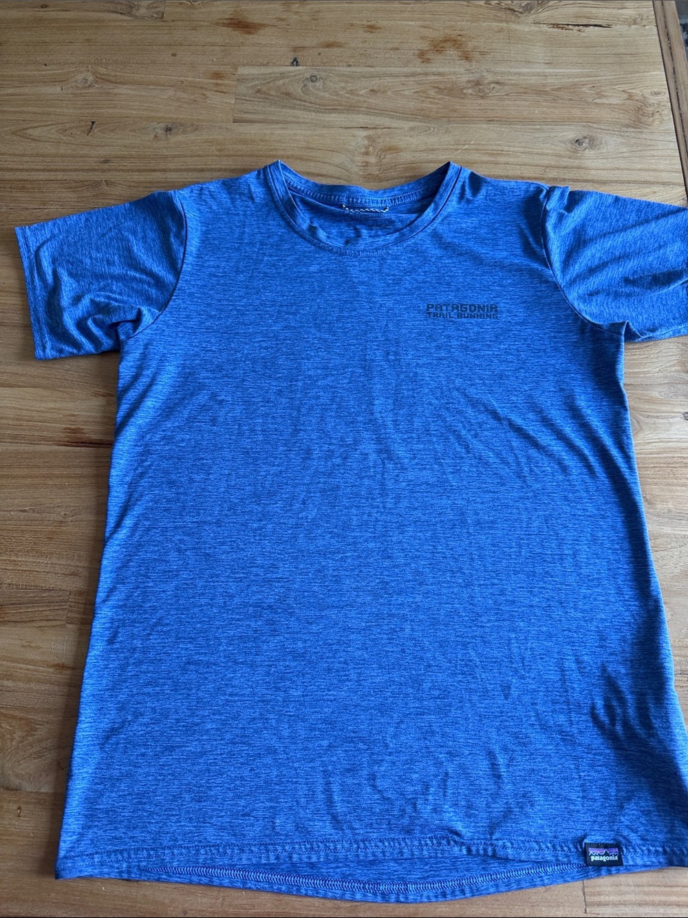 Patagonia Heathered Royal Blue Short-Sleeve Crew Tee